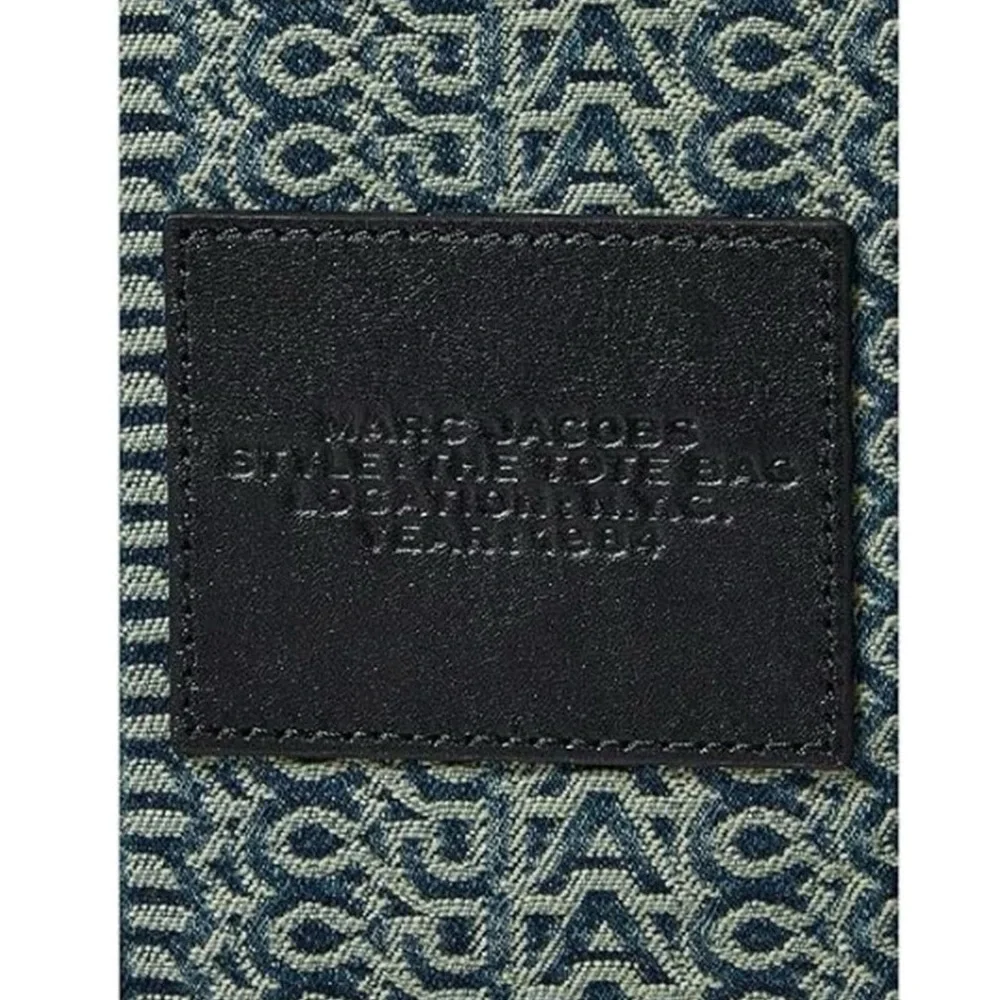 Marc Jacobs The Washed Monogramed Denim Tote - Picture 7 of 10